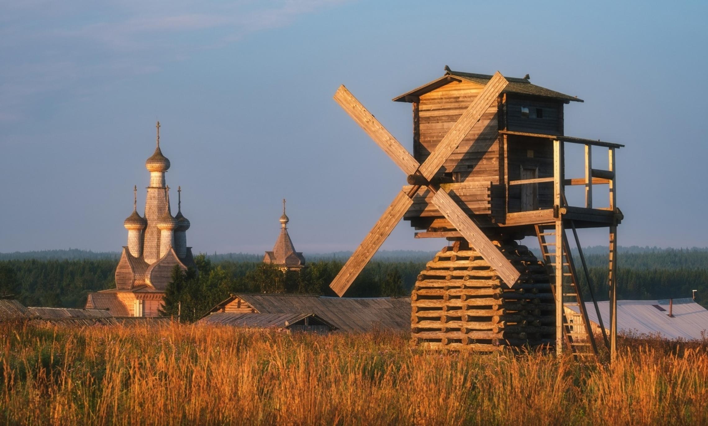 Деревня Кимжа, Мезенский округ. Фото Алексея Оборотова