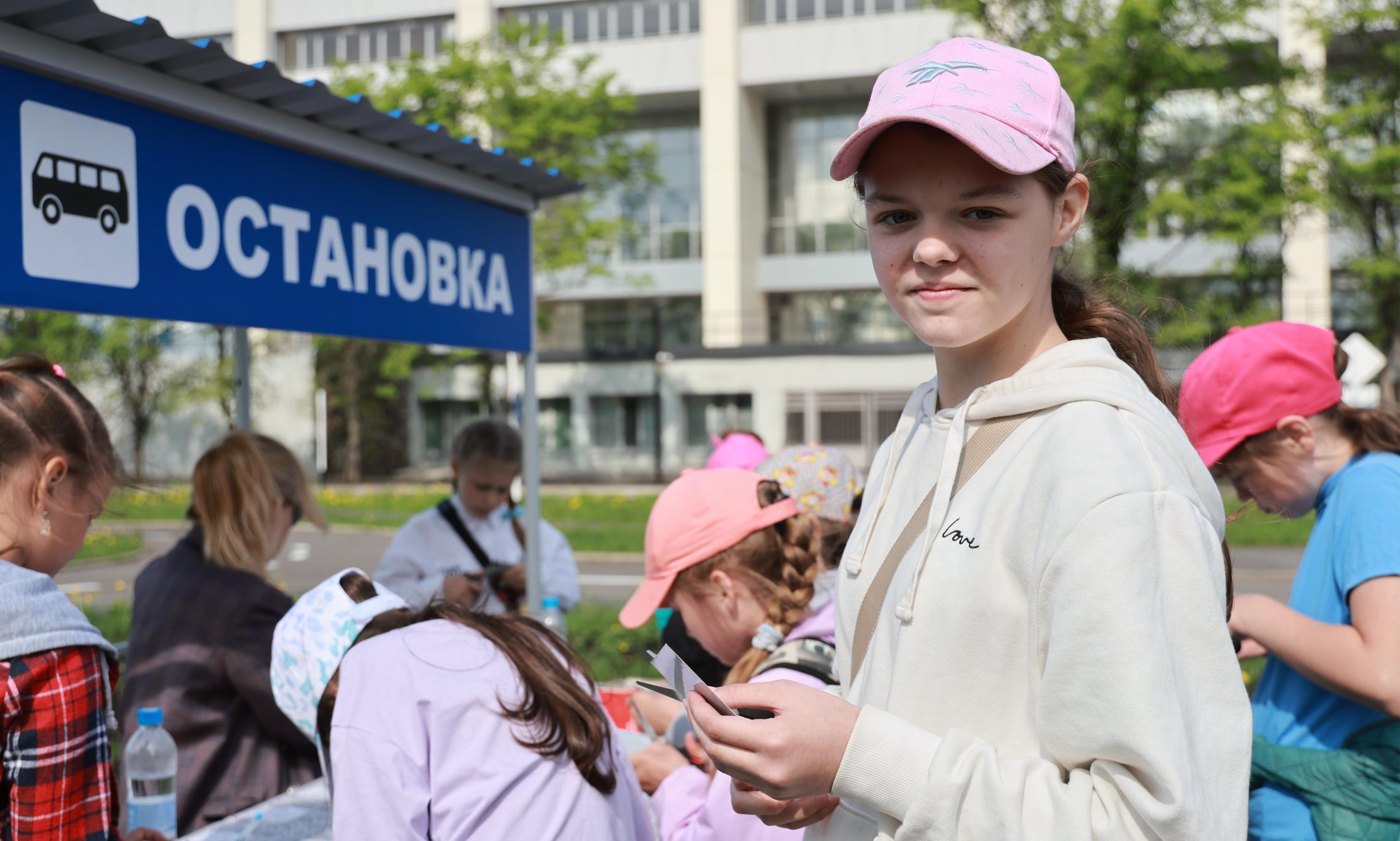 Ученица Заостровской средней школы Василиса