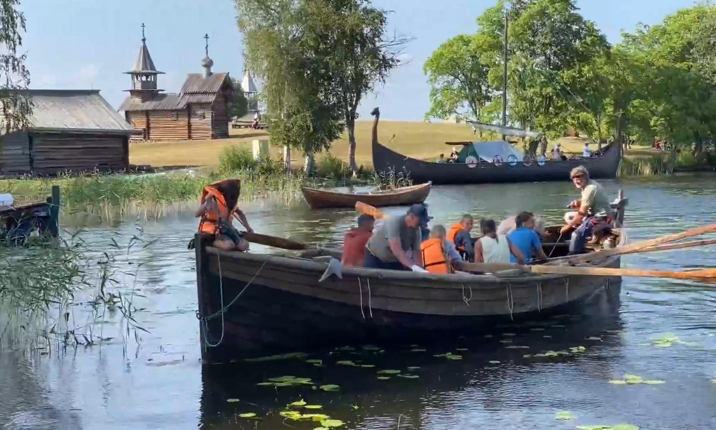 Скриншот из видео Музея «Кижи»